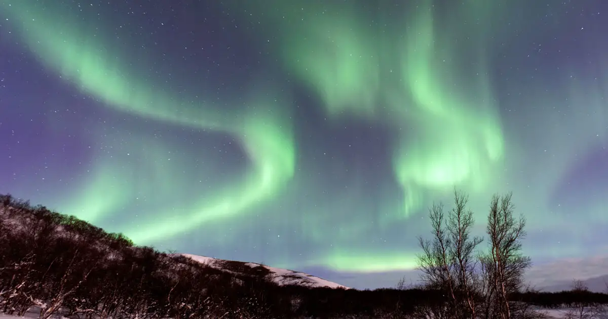 Active Aurora Forecast for Whitehorse Yukon