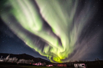 Alaskan Aurora Borealis over Coldfoot